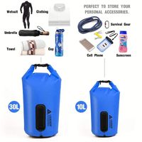 Bolsa Impermeable de PVC con Cierre Enrollable, Ligera y Portátil, para Viajes, Natación, Navegación, Kayak y Camping