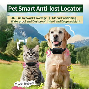 Traceur GPS intelligent 4G Beidou <span class=keywords><strong>pour</strong></span> animaux de compagnie avec alarmes de vibration/mouvement/perimètre, <span class=keywords><strong>collier</strong></span> étanche <span class=keywords><strong>sans</strong></span> <span class=keywords><strong>fil</strong></span> <span class=keywords><strong>pour</strong></span> chats/chiens, compatible Baidu/Google - Product Image 1