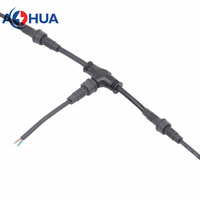 Répartiteur de solution de disposition de câble d'éclairage de jardin à Led personnalisé moulé avec connecteur en plastique mâle femelle pour extérieur intérieur