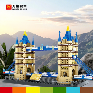 Puente de la <span class=keywords><strong>Torre</strong></span> de <span class=keywords><strong>Londres</strong></span>, Moderno, de Plástico ABS, 1031 Piezas, Juego de Construcción DIY, Bloques de Construcción Educativos para Edades de 7 a 14 Años - Product Image 4