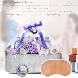 Coffret cadeau de soins personnels de beauté à marque privée, panier de douche et de bain, ensemble <span class=keywords><strong>spa</strong></span> pour femmes, Lanvander - Product Image 6