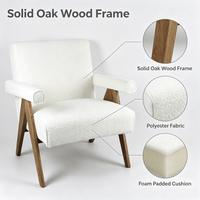 Funktionaler Moderner Sessel Holz-Loungesessel mit Komfortablem Design für Tägliche Entspannung