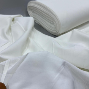 Tela de Alta Calidad, No Tejida, Cruda, Blanca, 100% Algodón, Resistente al Agua, Ecológica, Sostenible, Lavable, Lisa, Teñida, a Cuadros - Product Image 4