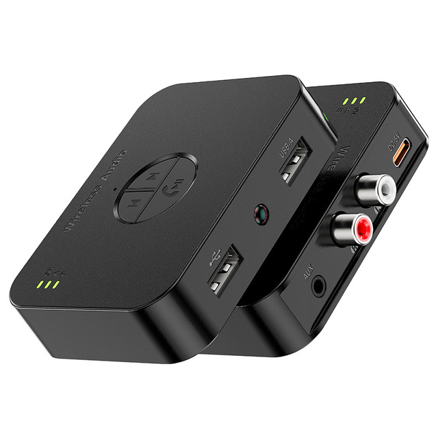 New  5.4 Audio Receiver Adapter Wireless Stereo Music  Support U-Disk Playback for Desktop Speaker