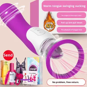 Vibratore Silenzioso per Donne, Stimolatore Punto G, Masturbazione Istantanea, Telescopico, Riscaldante, Succhiante, Leccante, Dildo per Adulti - Product Image 4