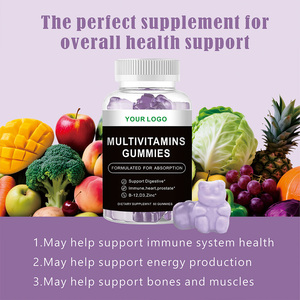 Gummies multivitaminées OEM/ODM pour femmes avec vitamine D3, zinc, oméga 3, densité osseuse améliorée, 60 unités par flacon pour adultes - Product Image 5