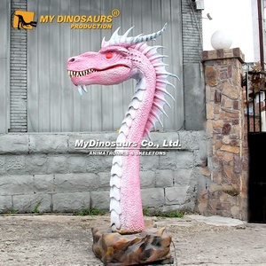 MY DINO WD023 <span class=keywords><strong>Parque</strong></span> al aire libre Atracción de gran tamaño Dragon Head Animatronics - Product Image 4