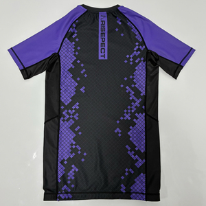 Ensemble de combat MMA professionnel 2 pièces : Rashguard à compression avec grip en silicone + Short de combat haute mobilité pour la compétition - Product Image 3