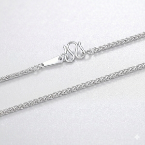 Chaîne Serpent en Platine PT950 0,3 mm de Haute Qualité, Style Punk, Bijoux Unisexe, Cadeau de Mariage, Vente en Gros Usine - Product Image 6
