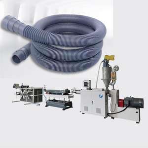 Tubo de drenaje de residuos flexible de plástico, tubo telescópico, desagüe de lavabo, máquina de tubos corrugados - Product Image 1