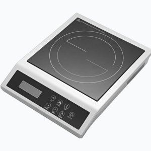Table de cuisson à induction monozone de haute qualité 2500W avec sonde, surface en verre noir premium pour usage domestique, puissance de sortie 2500W - Product Image 1