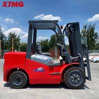Chariot élévateur tout-terrain XTMG à haut rendement, 3000kg, 3500kg, 5000kg, hauteur de levage 3m, 4m, 5m, certifié CE ISO, diesel, haute configuration