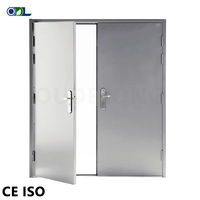 Certification CE/ISO Porte simple et double en acier inoxydable personnalisée en vente de gros directe d'usine pour salle blanche et hôpital