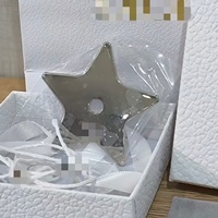 Pendentif Pentagramme Métallique Multi-Styles - Bicolore Or et Argent, Accessoire Cadeau, Peut Être Associé à un Coffret Cadeau - Vente en Gros