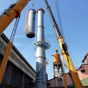 Cheminée industrielle autoportante en acier inoxydable durable <span class=keywords><strong>de</strong></span> 80 m pour les papeteries - Product Image 4