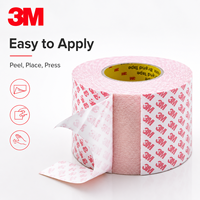 3M 55236 Jumbo-Rolle Doppelseitiges Gewebeband 1200mm x 50m für Maßgeschnittene Pads