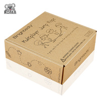 Boîte d'emballage en papier ondulé, petite taille, personnalisée pour courrier, livraison