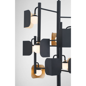 Lámpara Colgante Negra Larga para Techo Alto, Decoración Nórdica para Sala de Estar, <span class=keywords><strong>Comedor</strong></span>, Isla de Cocina - Product Image 6