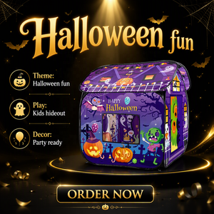Nueva Carpa <span class=keywords><strong>Infantil</strong></span> de Tela de Algodón para Interiores/Exteriores, Casa de Juegos, Regalo de Cumpleaños para Niños y Niñas de 14 Años en Adelante, Halloween - Product Image 2