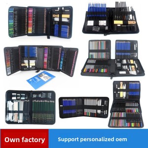Çizim Eskiz Ahşap Renkli Kalem Seti Sanat Kiti Sanatçılar Yetişkinler Gençler Yeni Başlayanlar ve Çocuklar İçin - TZ40 Model Çin Malı - Product Image 2