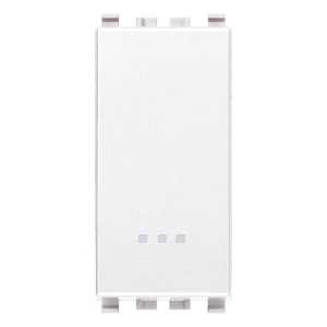 Push <b>Button</b> Switch 1P <b>NO</b> 10A White 4.1x2.8x5.3cm - Product Image 1