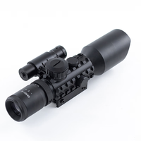 Jumelles de Vue Tactiques d'Usine M9 3-10X42 EG avec Laser Rouge, Meilleure Longue-Vue pour la Chasse avec Monture 11mm/20mm