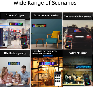 <span class=keywords><strong>Led</strong></span> ma trận pixel Bảng điều chỉnh USB 5V linh hoạt địa chỉ RGB mô hình graffiti di chuyển văn bản hoạt hình <span class=keywords><strong>LED</strong></span> ma trận Bảng điều chỉnh cho xe - Product Image 6