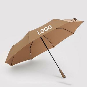 Parapluie pliant automatique de 25 pouces, grande taille, pour adultes, personnalisable avec logo, idéal pour le camping - Product Image 1