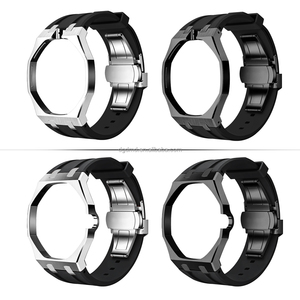 Nouveauté en stock : Boîtier de montre en acier inoxydable avec bracelet en caoutchouc compatible avec la montre de poche S-watch X Royal Pop - Product Image 6