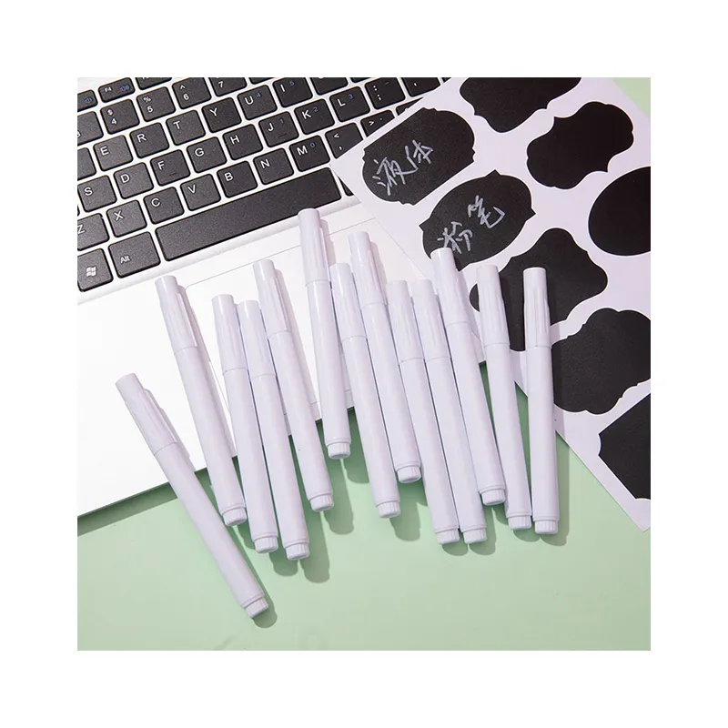 Sticker White Color Wet Erase Chalk Board Marker