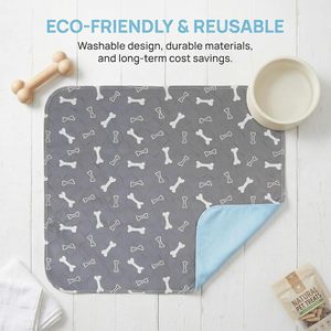 Reusable Dog Training <b>Pads</b> Super Absorbent Waterproof Dog Mat <b>Pee</b> <b>Pads</b> Washable Fast Drying Dog Training <b>Pads</b> - Product Image 4