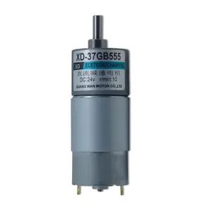 37GB555 <strong>DC</strong> Gear <strong>Motor</strong> 12v <strong>24v</strong> Adjustable Speed Can CW CCW High Torque Low Speed Mini Electric Geared <strong>Motor</strong> - Product Image 2