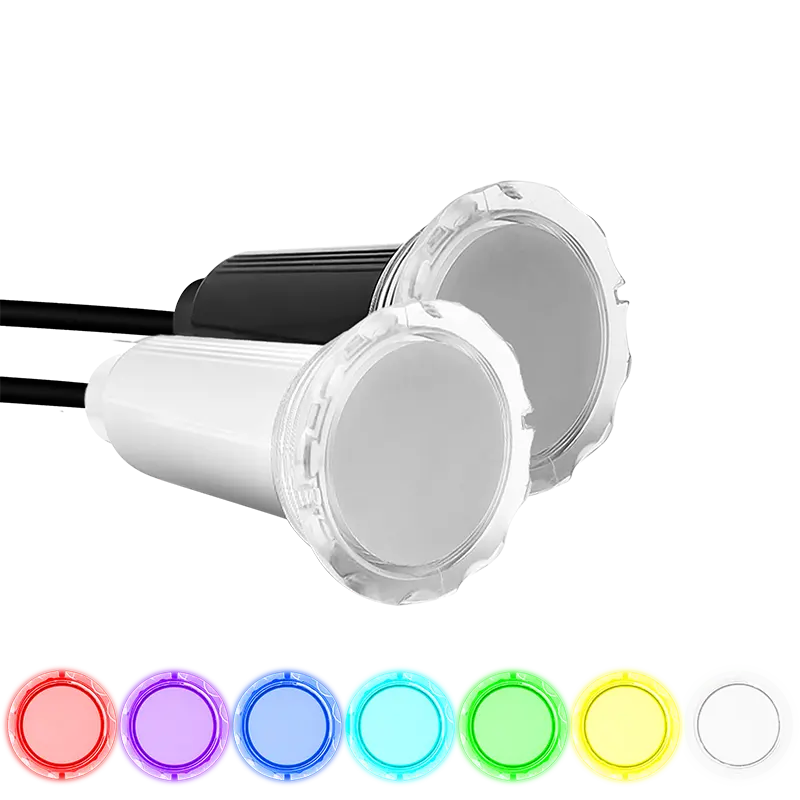 Refinierte nichthörige Led-Poollampen Ersatz für Pentair Globrite mehrfarbig wechselnd 12 W 50 Fuß 100 Fuß Schwimmbad-Spa-Licht