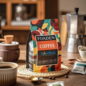 Bolsas de Café Personalizadas de 250g al por Mayor, Fábrica China, Reciclables, con Fondo Plano, Selladas, con Cierre Superior, para Empacar Café - Product Image 5