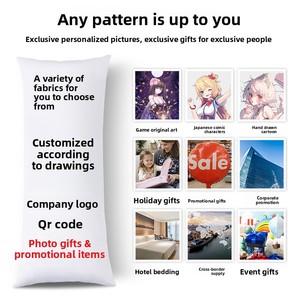 Aksesori bertema <span class=keywords><strong>Anime</strong></span> dan permainan grosir kustom untuk bantal tidur serat poliester persegi panjang dengan desain kartun - Product Image 2