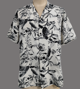Chemise à manches courtes à imprimé floral pour homme, chemise <span class=keywords><strong>d</strong></span>écontractée pour l'été, la plage, les vacances, les stations balnéaires, fabricant OEM ODM, marque privée - Product Image 1