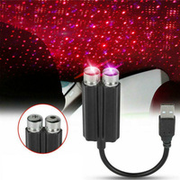 Romantique LED voiture toit étoile veilleuse projecteur atmosphère USB galaxie lampe décorative réglable voiture intérieur décor lumière