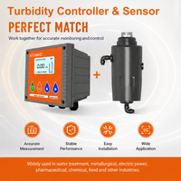 Medidor de Turbidez de Agua Dispersa REMOND Online 90, Sensor de Flujo, Controlador RS485, 2 Salidas de Relé, OEM, 0-400 NTU, 5% FS, AC220V/DC24V