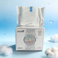 Serviettes hygiéniques ailées pour femmes, douces, à forte absorption, anti-fuites, respirantes, rapides, confortables, 280 mm, emballage en boîte, faciles à utiliser