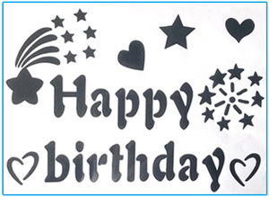 DIY HAPPY BIRTHDAY BOBO Balloon Stickers transparents Bobble Sticker - Product Image 3