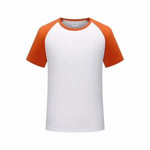 Camiseta de Poliéster Sublimable con Mangas Raglán y Logotipo Personalizado <span class=keywords><strong>para</strong></span> Parejas, Hombre y Mujer - Product Image 3