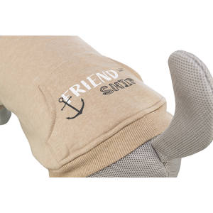 Sudadera con Capucha BE NORDIC Flensburg Sand XXS 24 cm para Mascotas - Product Image 4