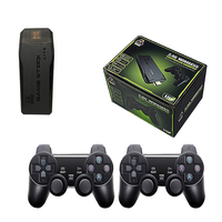 Console de jeu portable M8 4K 64 Go avec double manette sans fil, stick de jeu rétro compatible format CPS, prise TV EU/US