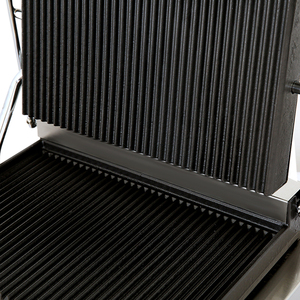 Prensa de sándwich con acabado cepillado de acero inoxidable, <span class=keywords><strong>Panini</strong></span> de un solo cabezal, placa de parrilla - Product Image 6