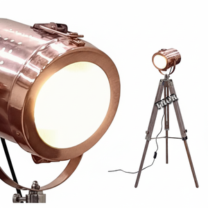 Foco LED moderno reflector coleccionable estudio trípode lámpara de pie para sala de estar grande decoración del hogar para Villa - Product Image 1