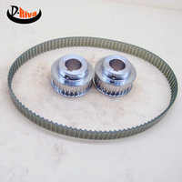 Polea Plana de Aluminio Personalizada de Alta Precisión Gt1 Gt1.5 Gt2 Gt3 Gt5, Ancho de Correa 6mm 10mm, OEM