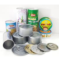 Bouchon à ouverture facile (EOE) en acier sans étain (TFS) à diamètre intérieur personnalisé pour diverses boîtes de conserve