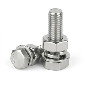SOKUN OEM ODM Viti Esagonali Personalizzate in <span class=keywords><strong>Acciaio</strong></span> <span class=keywords><strong>Inox</strong></span> e Dadi, Gradi 4.8/6.8/<span class=keywords><strong>8.8</strong></span> DIN 933 M2 M5 M20, <span class=keywords><strong>Bulloni</strong></span> a Testa Esagonale - Product Image 2