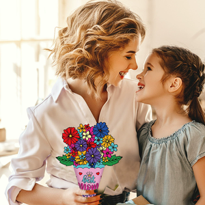 Kit de Bouquet en Papier DIY Fête des Mères – 6 Motifs, Bricolage <span class=keywords><strong>Coloriage</strong></span> Enfants, Cadeau Pliable 3D pour <span class=keywords><strong>Maman</strong></span> des Enfants - Product Image 6