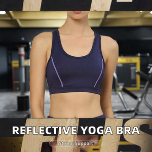 2026 LULU Nuevo Diseño Ld Sujetador Deportivo de Yoga con Líneas Reflectantes, Alta Sujeción, Elástico en Cuatro Direcciones, Transpirable, Copa Semifija, Ropa Deportiva - Product Image 2